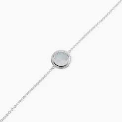 Histoire d'Or Bracelet Zea Argent Blanc Nacre argent blanc nacre blanc Best