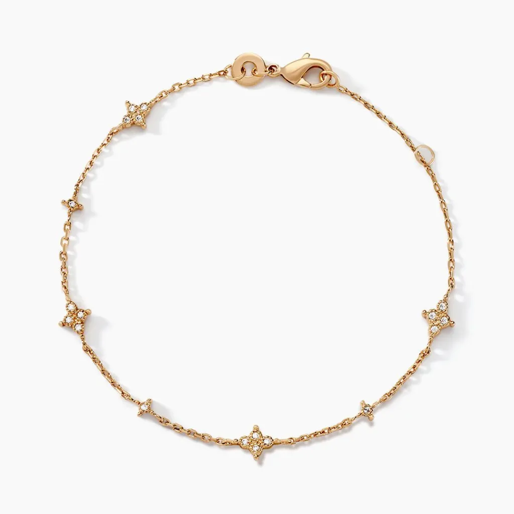 Histoire d'Or Bracelet Ziha Plaqué Or Jaune Oxyde De Zirconium Discount