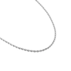 Histoire d'Or Chaine Jerry Maille Corde or blanc Discount