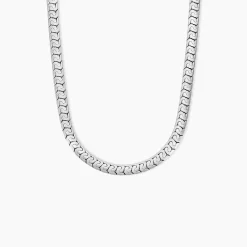 Histoire d'Or Chaine Marin Acier Blanc New