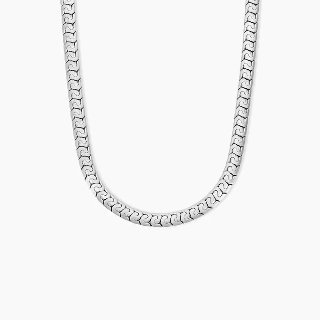 Histoire d'Or Chaine Marin Acier Blanc New