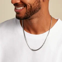 Histoire d'Or Chaine Marin Acier Blanc New