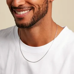 Histoire d'Or Chaine Nino Argent Blanc Hot