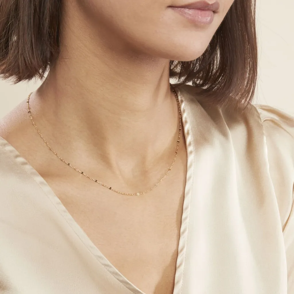 Histoire d'Or Chaine Or Jaune Persea New