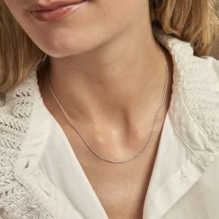 Histoire d'Or Chaine Tamsina Argent Blanc Sale