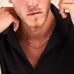 Histoire d'Or Chaine Vivian Argent Blanc