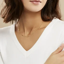 Histoire d'Or Chaîne Abbygail  Maille Singapour Or Jaune