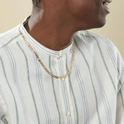 Histoire d'Or Chaîne Bixente Plaqué Or Jaune Sale