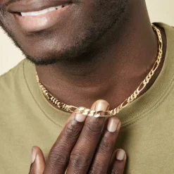 Histoire d'Or Chaîne Bixente Plaqué Or Jaune Outlet