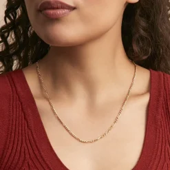 Histoire d'Or Chaîne Cameo Maille Alternee 1/3 or jaune Outlet