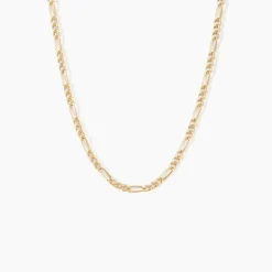 Histoire d'Or Chaîne Cameo Maille Alternee 1/3 or jaune Discount