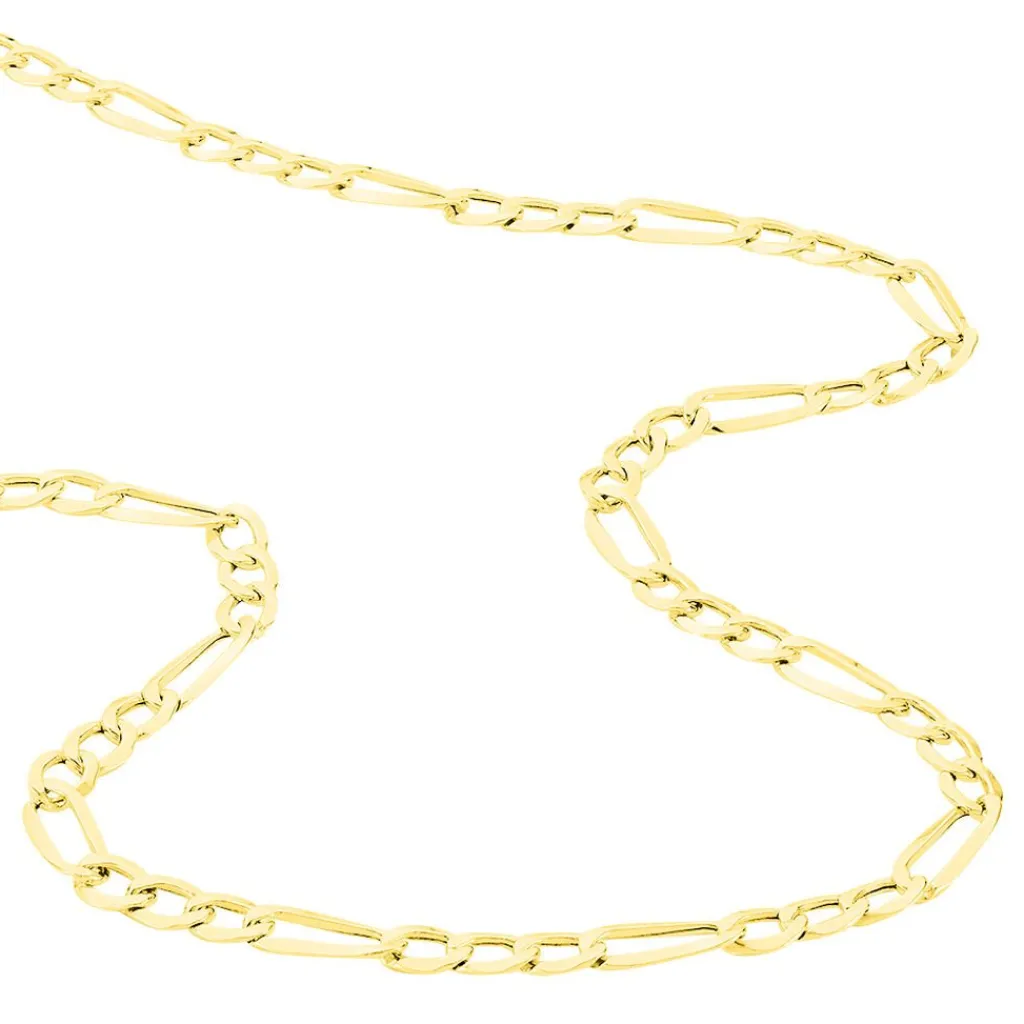 Histoire d'Or Chaîne Cameo Maille Alternee 1/3 Or Jaune Online