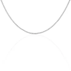 Histoire d'Or Chaîne Capucin Or Blanc Maille Marine Plate Clearance