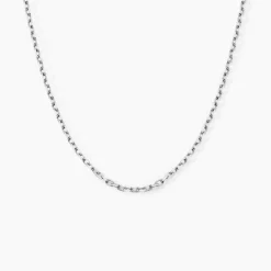 Histoire d'Or Chaîne Claudine Maille Forçat Argent Blanc Discount