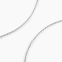 Histoire d'Or Chaîne Claudine Maille Forçat argent blanc