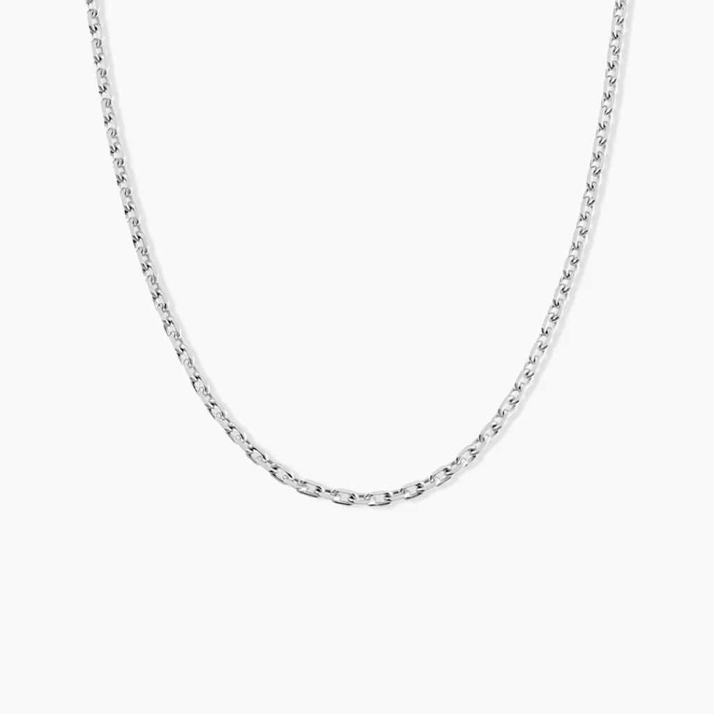 Histoire d'Or Chaîne Claudine Maille Forçat Argent Blanc Best