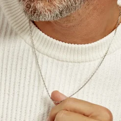 Histoire d'Or Chaîne Claudine Maille Forçat Argent Blanc Best