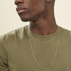 Histoire d'Or Chaîne Claudine Maille Forçat Argent Blanc Hot