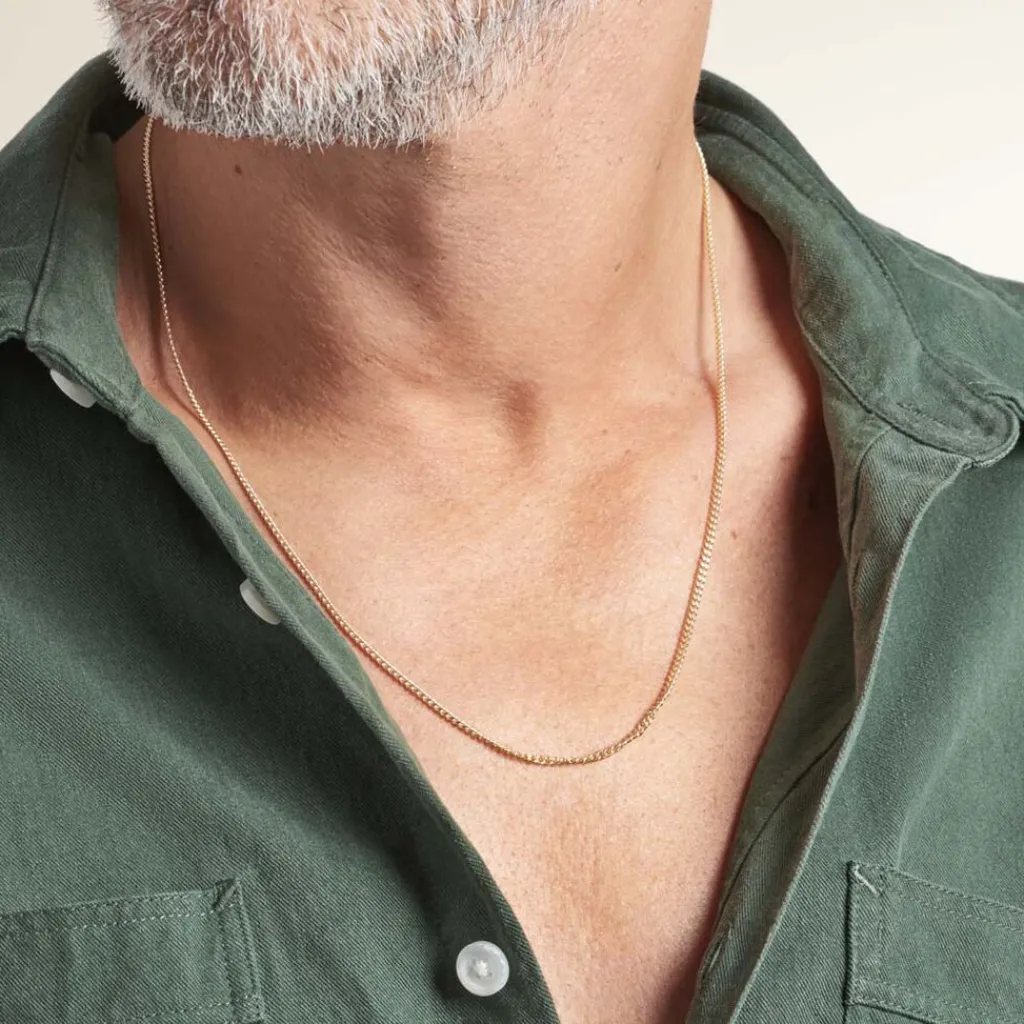 Histoire d'Or Chaîne Clement Plaqué Or Jaune