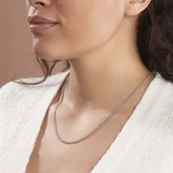 Histoire d'Or Chaîne Clementine Argent Blanc Sale