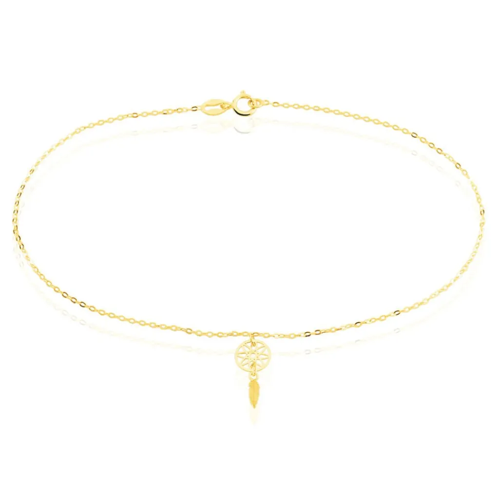 Histoire d'Or Chaîne De Cheville Atarah Or Jaune