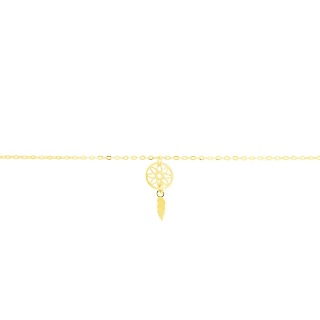 Histoire d'Or Chaîne De Cheville Atarah Or Jaune