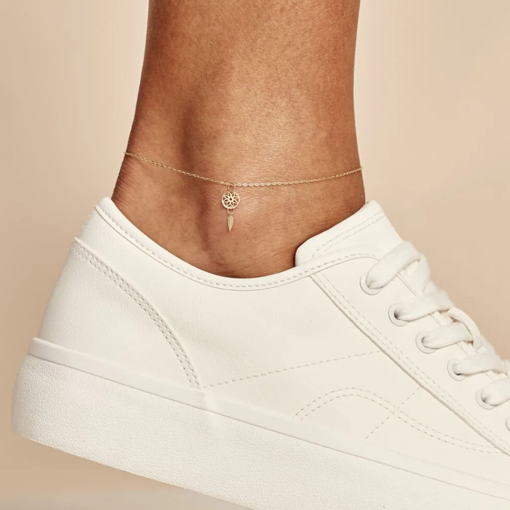 Histoire d'Or Chaîne De Cheville Atarah Or Jaune