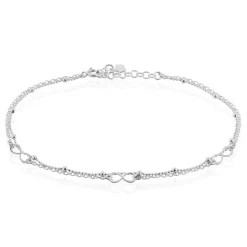 Histoire d'Or Chaîne De Cheville Azur Argent Blanc Online