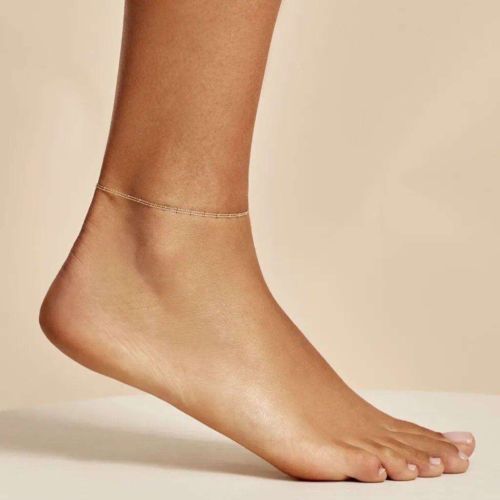 Histoire d'Or Chaîne De Cheville Dudel Or Jaune Online