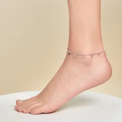 Histoire d'Or Chaîne De Cheville Fillira Argent Blanc Online