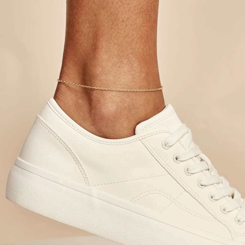 Histoire d'Or Chaîne De Cheville Jaiden Or Jaune Online