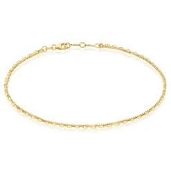 Histoire d'Or Chaîne De Cheville Lodi Plaqué Or Jaune Clearance