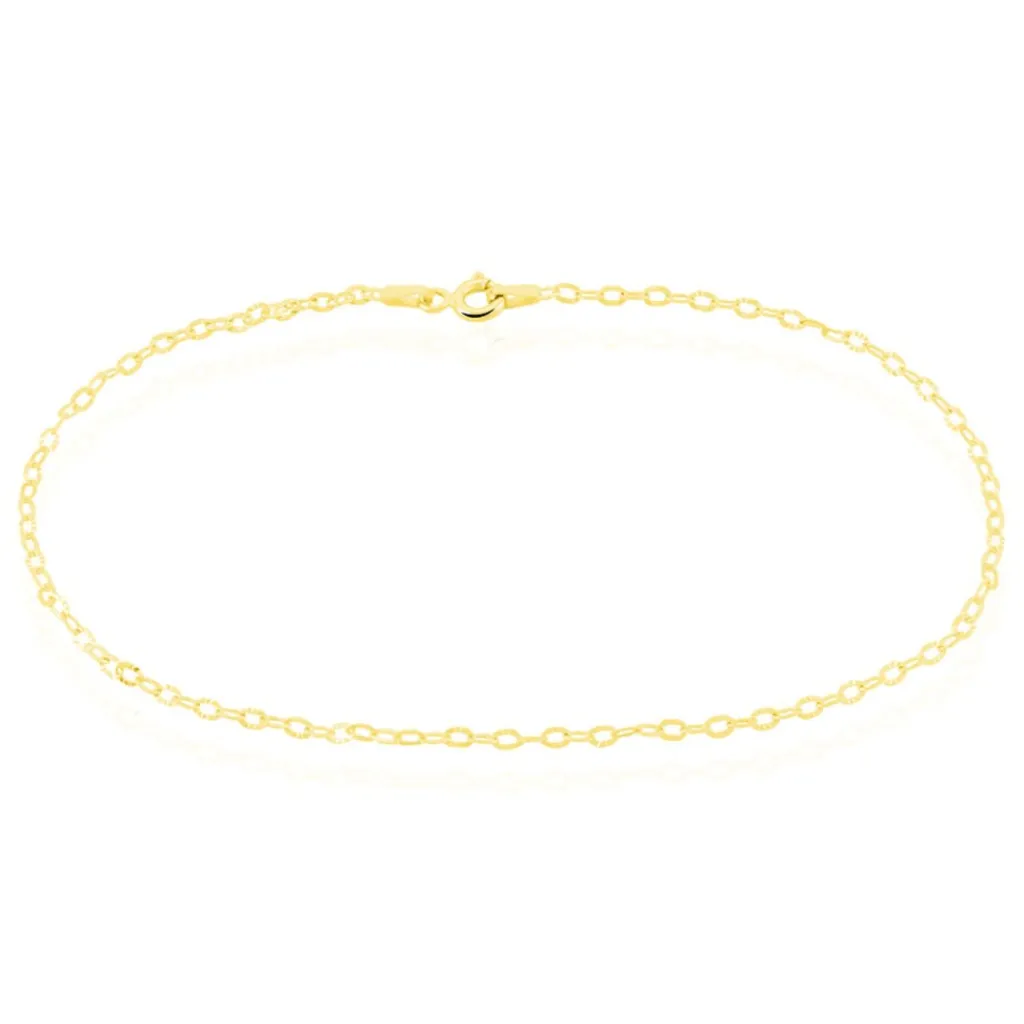 Histoire d'Or Chaîne De Cheville Maille Solon Or Jaune