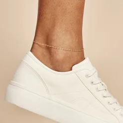 Histoire d'Or Chaîne De Cheville Maille Solon Or Jaune