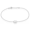 Histoire d'Or Chaîne De Cheville Maylie Argent Blanc