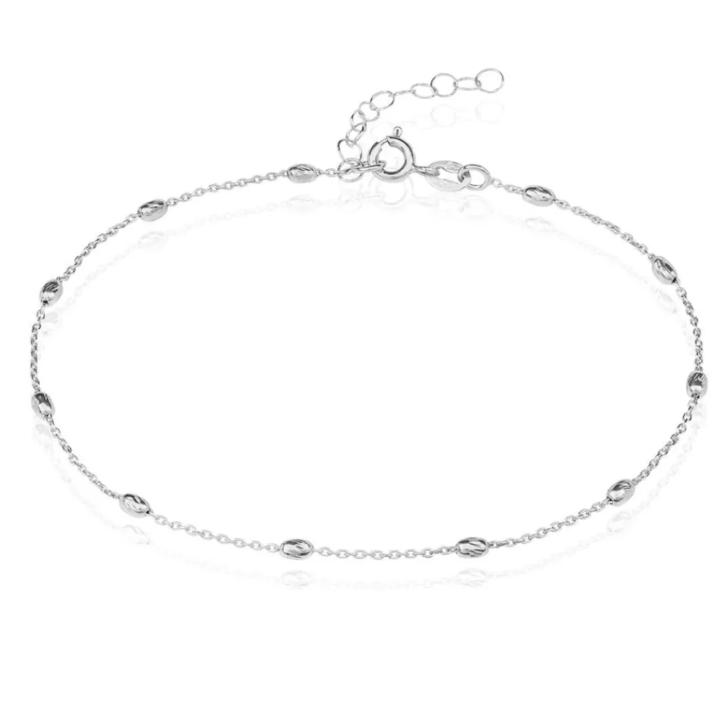 Histoire d'Or Chaîne De Cheville Millia Argent Blanc Online