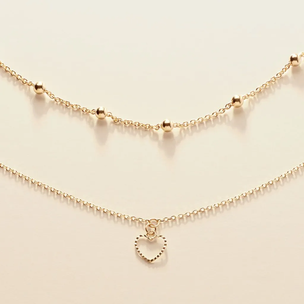 Histoire d'Or Chaîne De Cheville Samanta Or Jaune