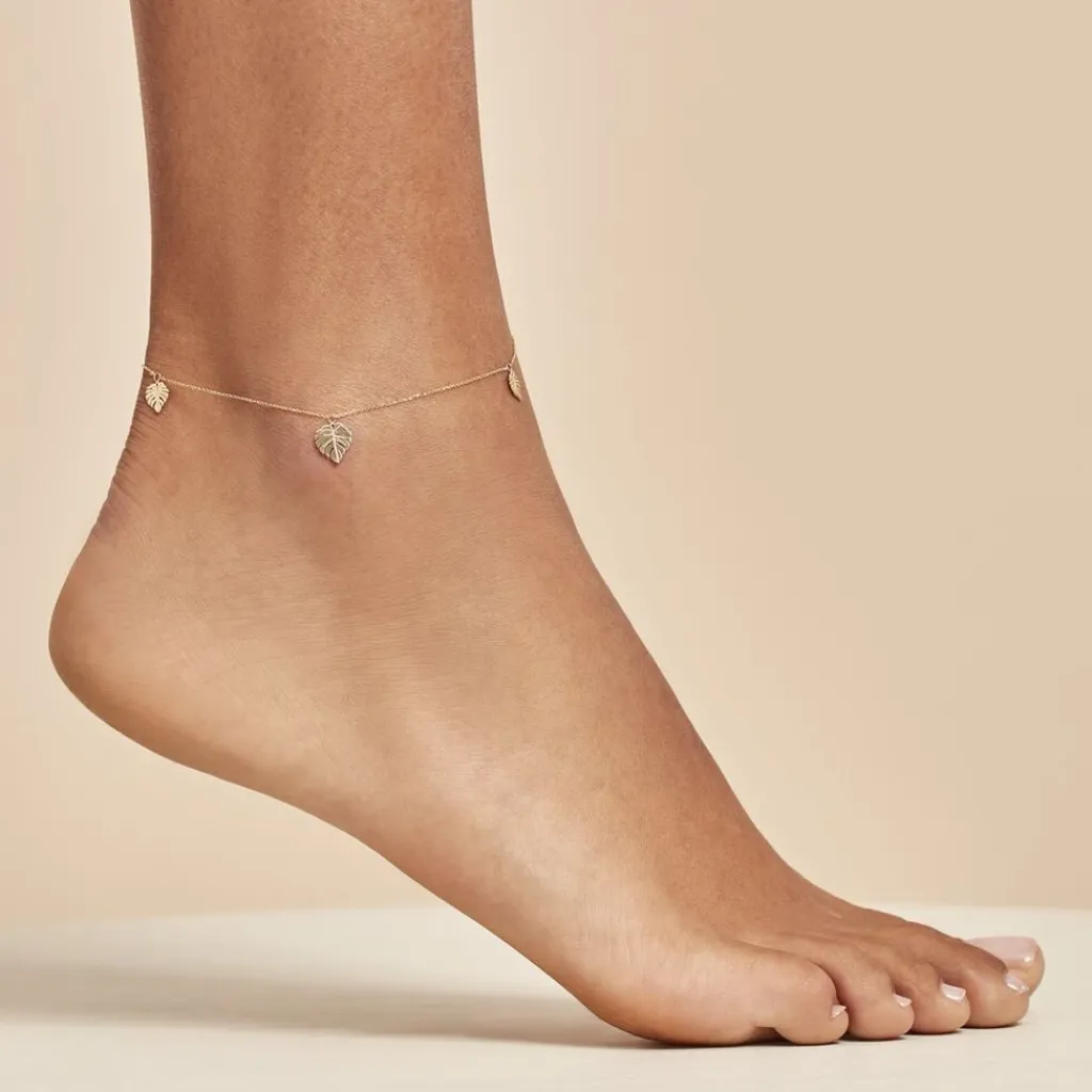 Histoire d'Or Chaîne De Cheville Siobhan Or Jaune Best