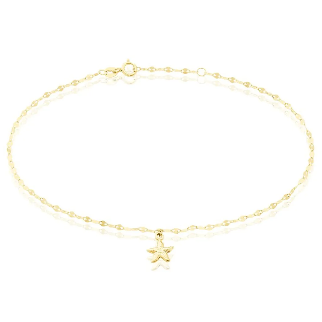 Histoire d'Or Chaîne De Cheville Stavros Or Jaune Clearance