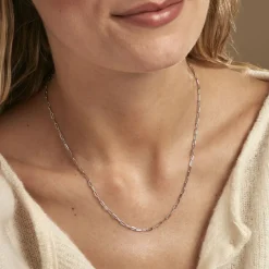 Histoire d'Or Chaîne Havana Argent Blanc New