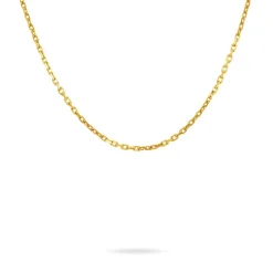 Histoire d'Or Chaîne Igoa Maille Forçat Diamantee Or Jaune