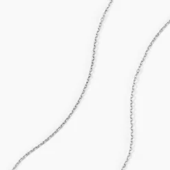 Histoire d'Or Chaîne Igoa Maille Forçat Diamantee or blanc Hot