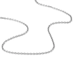 Histoire d'Or Chaîne Igoa Maille Forçat Diamantee or blanc Hot