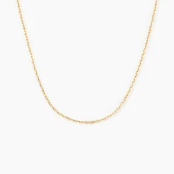 Histoire d'Or Chaîne Igoa Maille Forçat Diamantee Or Jaune Sale