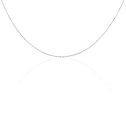 Histoire d'Or Chaîne Igoa Maille Forçat Diamantee Or Blanc Outlet