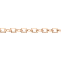 Histoire d'Or Chaîne Igoa Maille Forçat Diamantee or rose Clearance