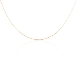 Histoire d'Or Chaîne Igoa Maille Forçat Diamantee or rose Clearance