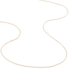 Histoire d'Or Chaîne Igoa Maille Forçat Diamantee or rose Clearance