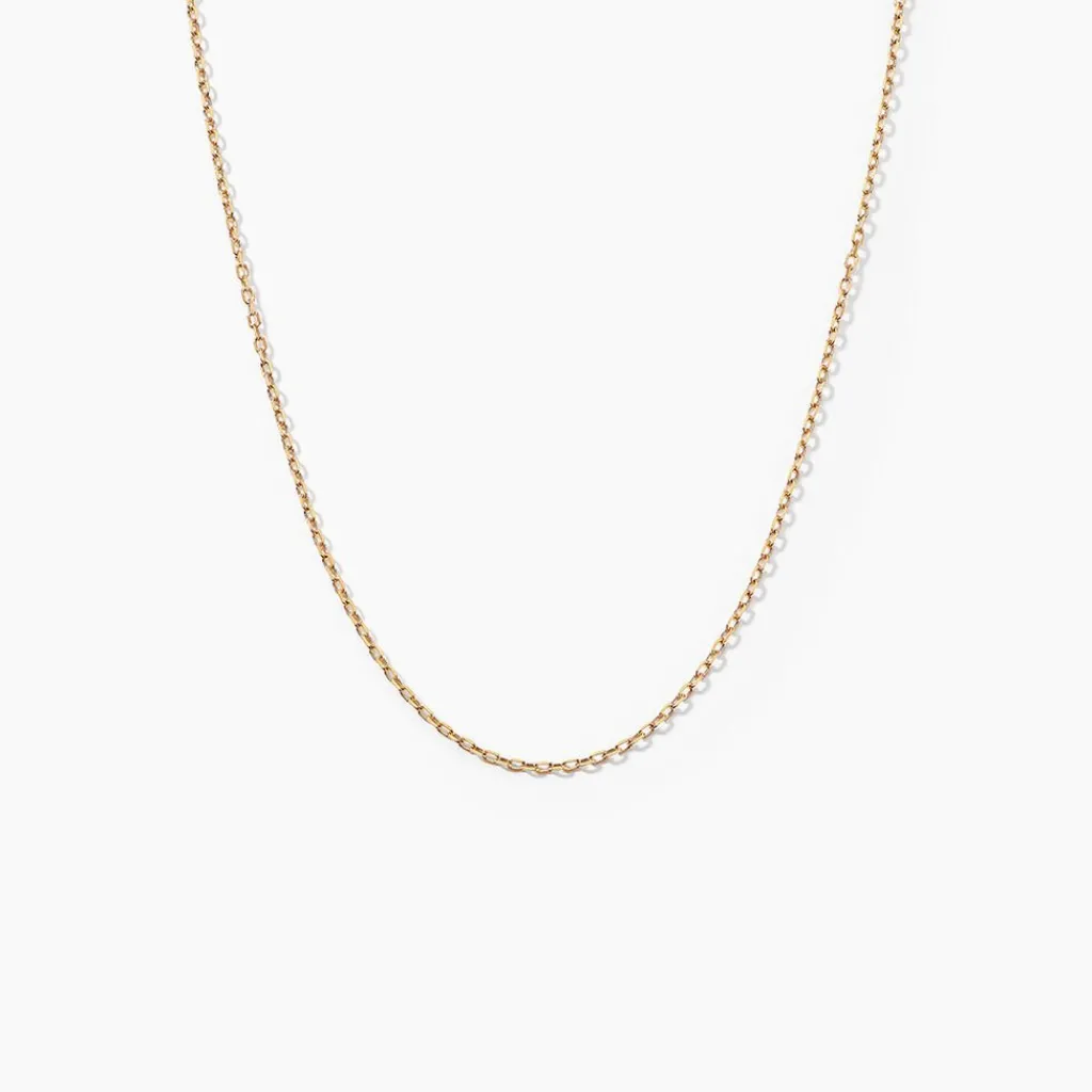 Histoire d'Or Chaîne Igoa Maille Forçat Diamantee Or Jaune New