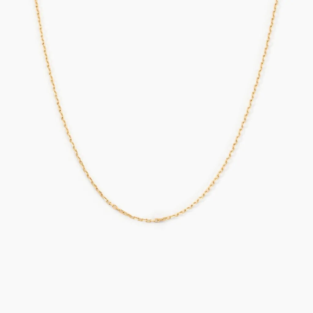 Histoire d'Or Chaîne Igoa Maille Forçat Diamantee Or Jaune Discount